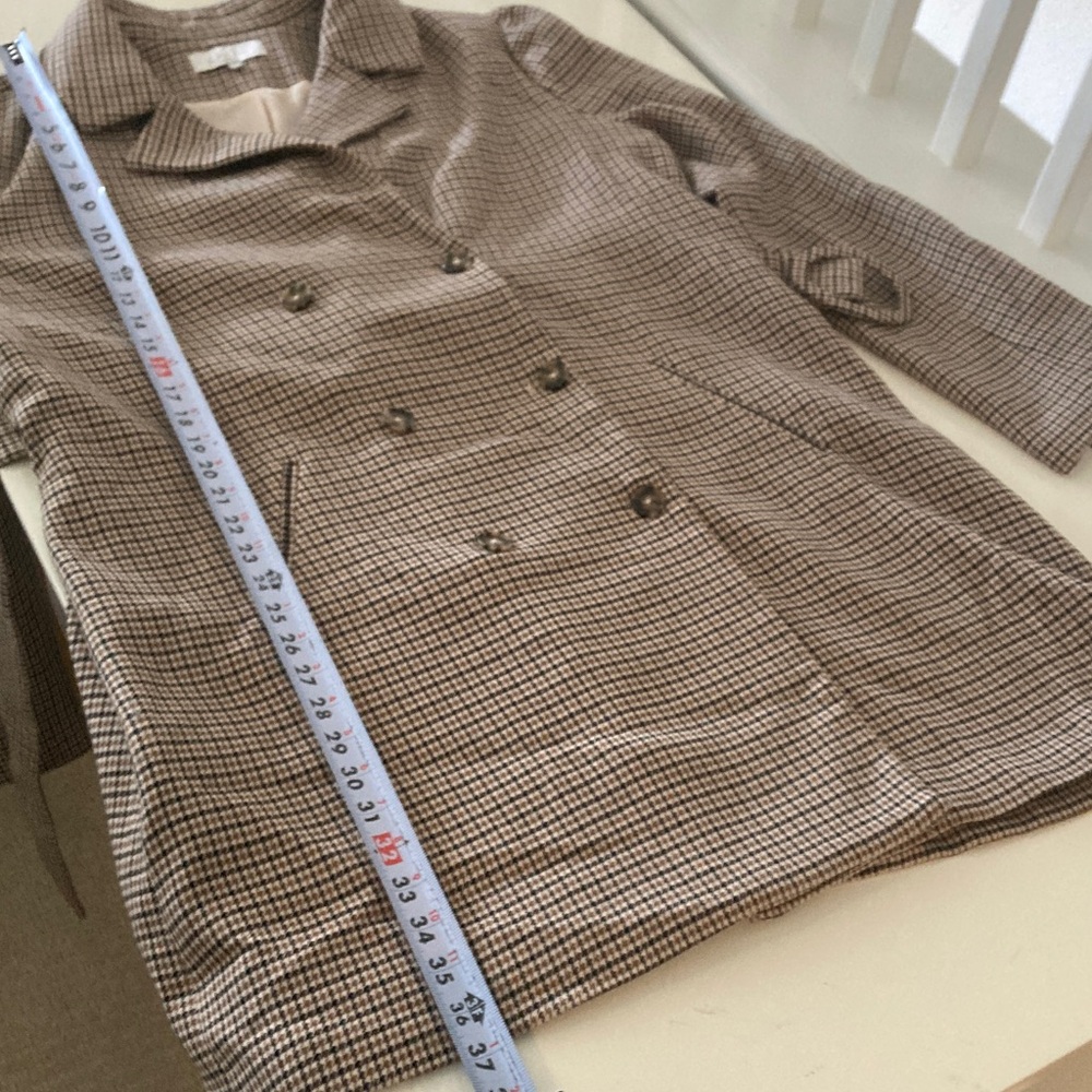 L’Academie Claire Coat Double Breasted Town and Country Jacket XL - Picture 7 of 10